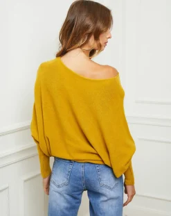 Femme Fleur de cachemire Pulls^Pull Sarah moutarde