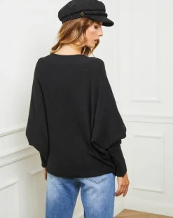 Femme Fleur de cachemire Pulls^Pull Sarah noir