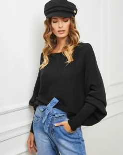 Femme Fleur de cachemire Pulls^Pull Sarah noir