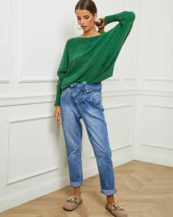 Femme Fleur de cachemire Pulls^Pull Sarah vert