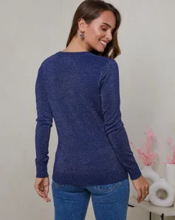 Femme Soft Cashmere Pulls^Pull Senda marine