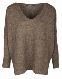 Pull Seven moka-Lauren Vidal Outlet
