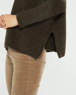 Pull Seven moka-Lauren Vidal Outlet