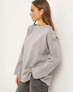 Pull Sofia gris-L'Armoire de Suzette Discount