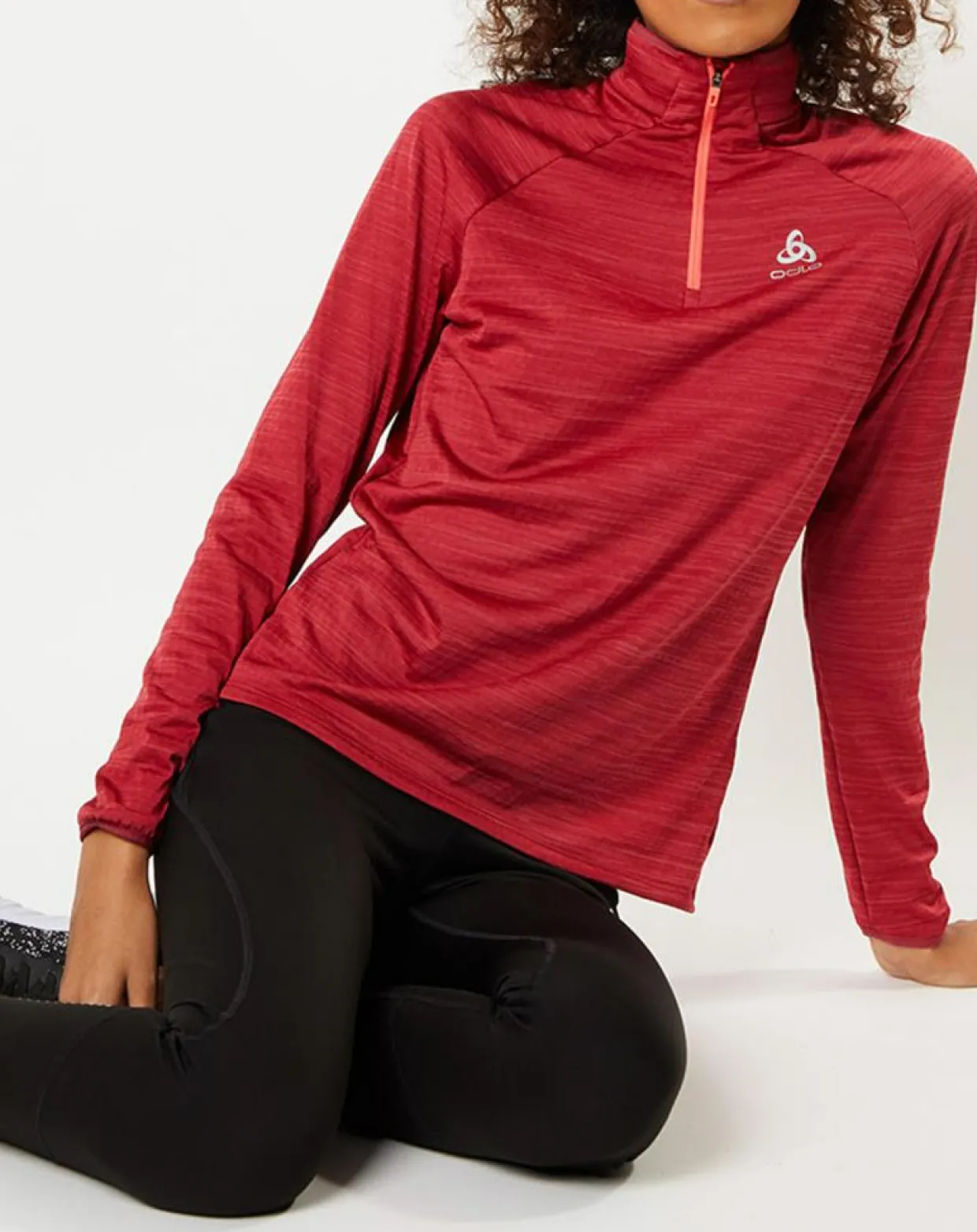 Femme Odlo Pulls^Pull technique Run Easy Warm rouge