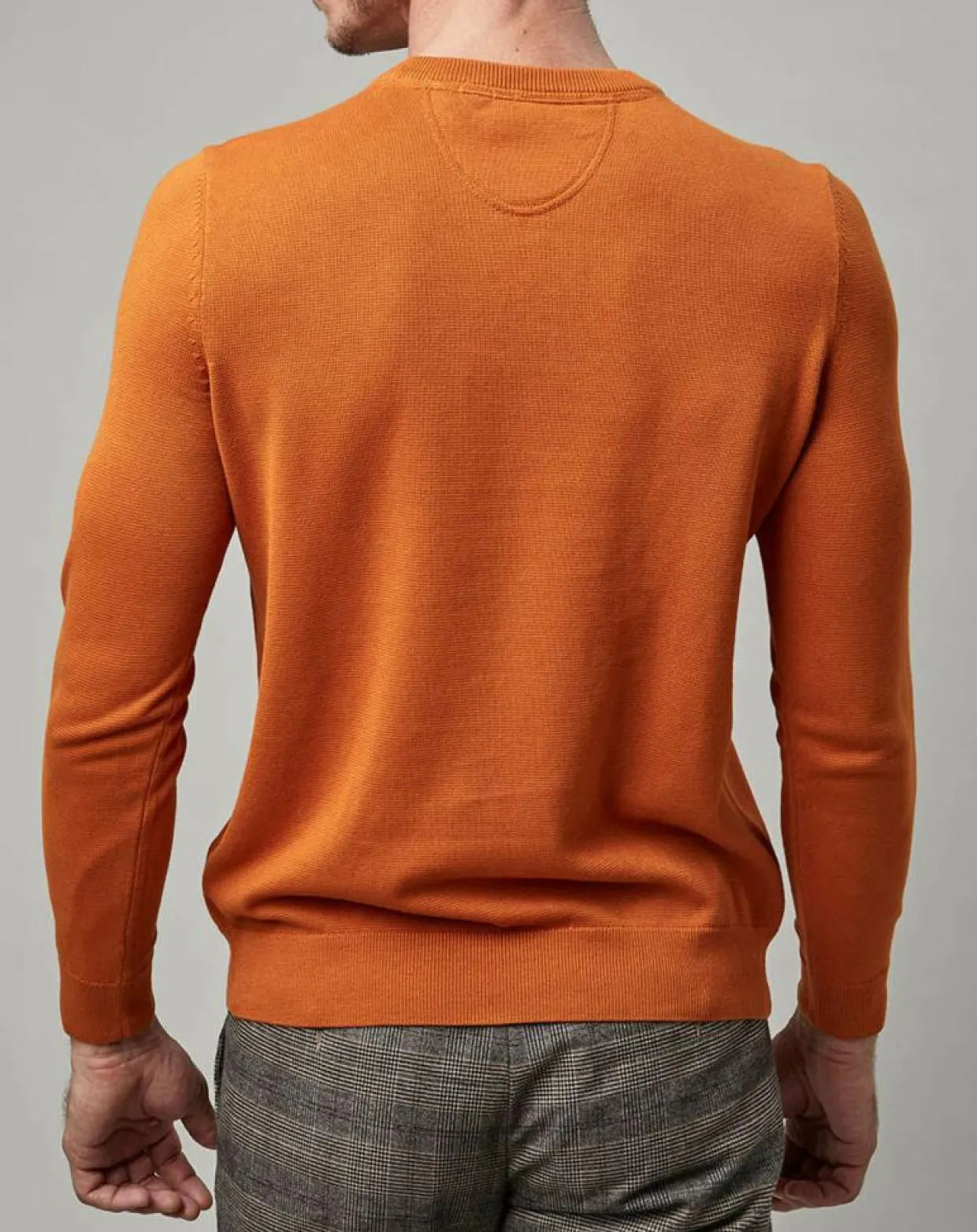 Pull Uni Coton Organic orange-Marc O'Polo