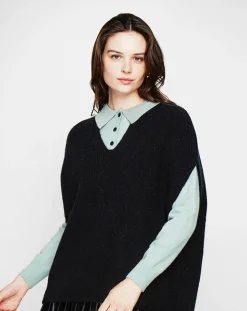 Pull Victoire noir-Cachemire & Jo Outlet