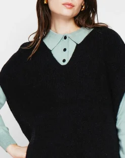 Pull Victoire noir-Cachemire & Jo Outlet