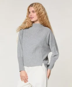 Femme Rodier Pulls^Pull Violaine en Laine & Cachemire gris