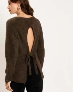 Pull Zana café-Lauren Vidal Sale