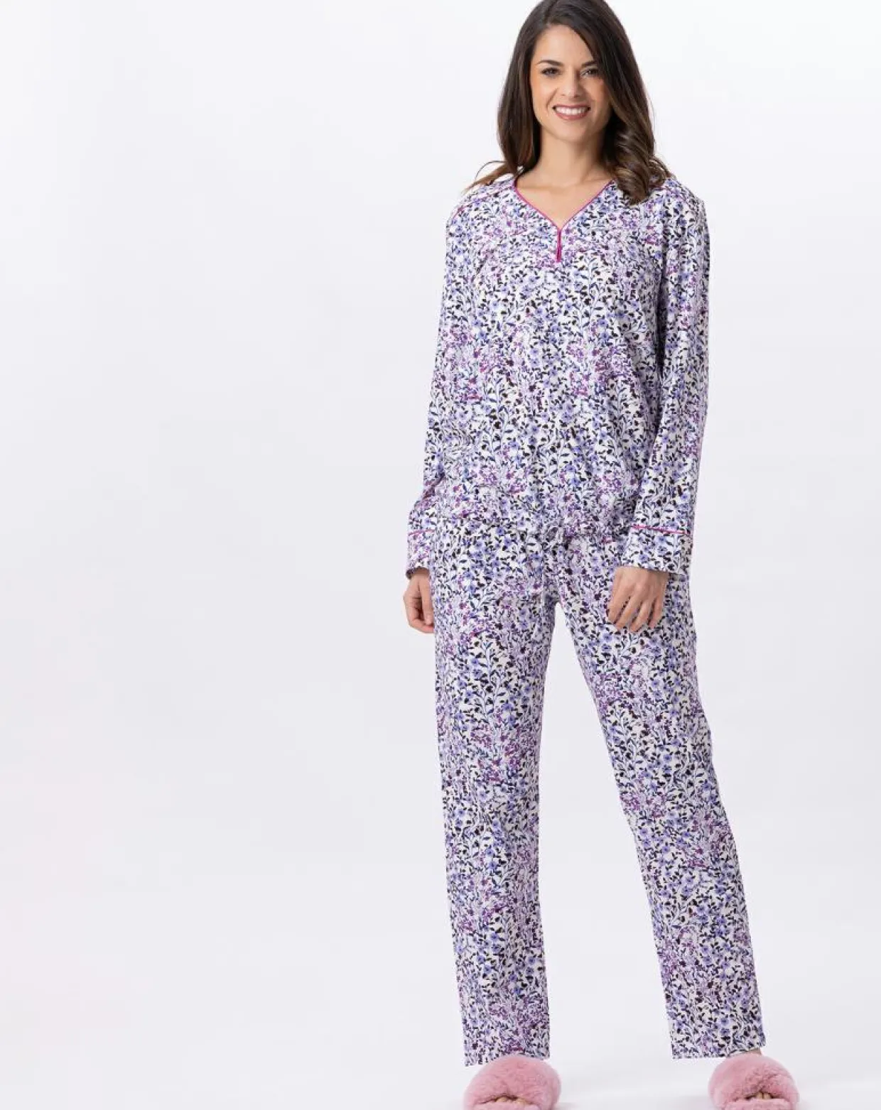 Femme Le Chat Lingerie, Nuit^Pyjama Cassie multicolore