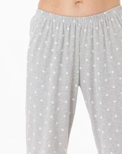 Femme Le Chat Lingerie, Nuit^Pyjama Chamade gris chiné