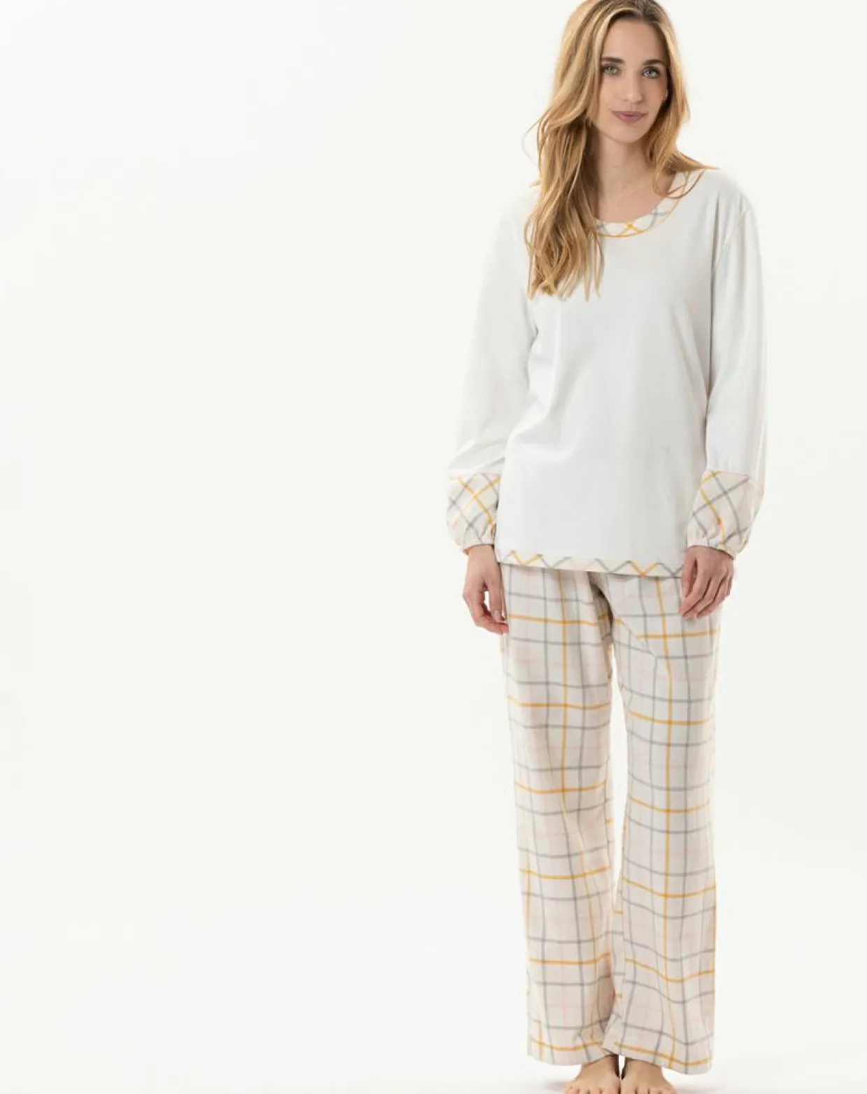 Pyjama Felicita écru/multicolore-Le Chat Outlet