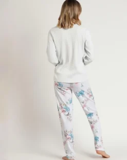 Femme Admas Lingerie, Nuit^Pyjama French Garden B vert d'eau