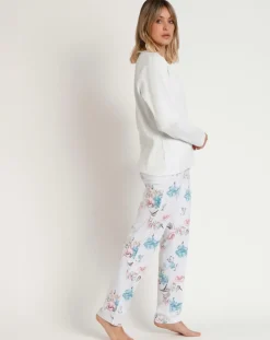 Femme Admas Lingerie, Nuit^Pyjama French Garden B vert d'eau
