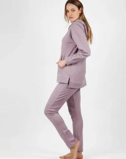 Femme Mr Wonderful Lingerie, Nuit^Pyjama haut à manches longues & pantalon violet clair
