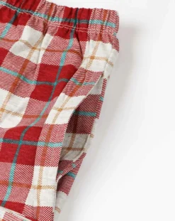Pyjama haut à manches longues & pantalon rouge-Admas Outlet