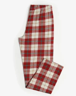 Pyjama haut à manches longues & pantalon gris/rouge-Admas Discount