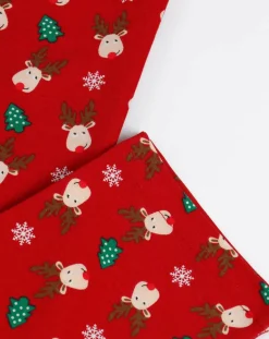 Pyjama haut à manches longues & pantalon rouge-Mr Wonderful Discount