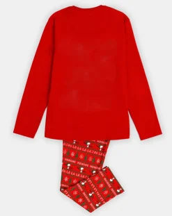 Pyjama haut à manches longues & pantalon rouge-Mr Wonderful Hot
