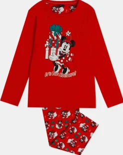 Enfant Disney 28 Fille^Pyjama Haut manches longues & Pantalon Valentina rouge