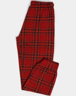 Pyjama Haut manches longues & Pantalon Yara beige/rouge-Admas Outlet