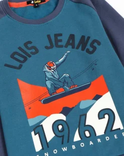 Pyjama Haut manches longues & Pantalon Rafael bleu-Lois Best