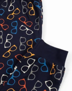 Enfant Admas Garçon^Pyjama Haut manches longues & Pantalon Akio bleu marine