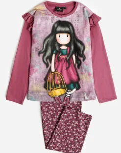 Enfant Santoro Gorjuss Fille^Pyjama Nid violet