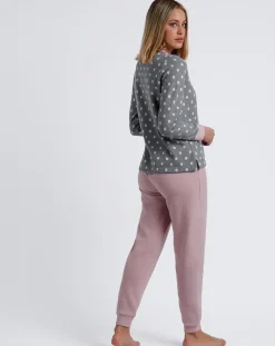 Pyjama Sweet Dots A gris chiné-Admas Best