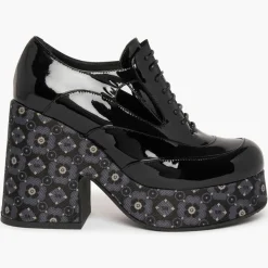 Femme Sonia Rykiel Richelieu^Richelieus en Cuir Anvillar noirs - Talon 11 cm