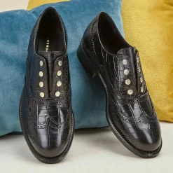 Femme Cosmoparis Derbies^Richelieus en Cuir Esoline noires