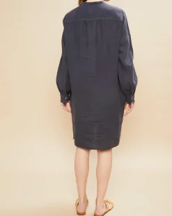 Robe 100% Lin Reference graphite-Hartford Discount