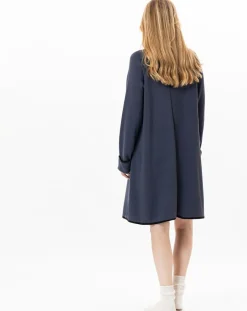 Femme Le Chat Robes^Robe Alpaga marine