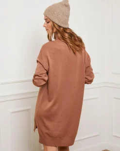 Femme Fleur de cachemire Robes^Robe Anna camel