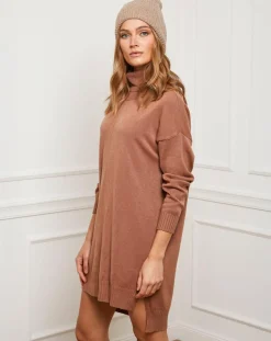 Femme Fleur de cachemire Robes^Robe Anna camel