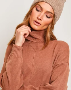 Femme Fleur de cachemire Robes^Robe Anna camel