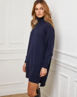 Femme Fleur de cachemire Robes^Robe Anna marine