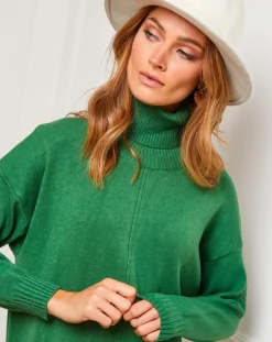 Robe Anna verte-Fleur de cachemire Clearance