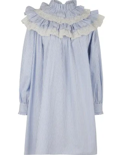 Femme Manoush Robes^Robe Baby Sailor rayée bleue