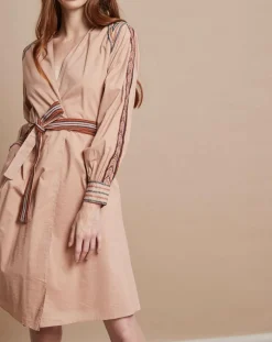 Femme Mare di Latte Robes^Robe Bali beige rosé