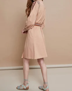 Femme Mare di Latte Robes^Robe Bali beige rosé