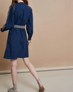 Femme Mare di Latte Robes^Robe Bali bleue