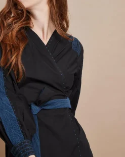 Femme Mare di Latte Robes^Robe Bali noire