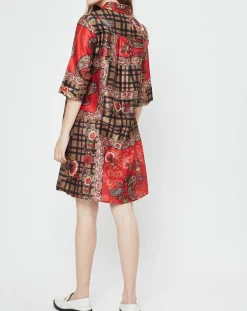 Robe Balneaire rouge-Derhy Outlet