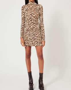 Robe Basic imprimée léopard-Manoush New