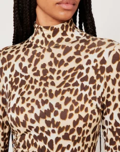Robe Basic imprimée léopard-Manoush New