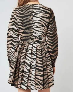 Femme Manoush Robes^Robe Belle de Jour imprimée marron