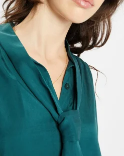 Femme Jodhpur Robes^Robe Brama cravate vert moyen