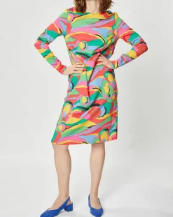Femme Manoush Robes^Robe Caftan Purple Country Pop fluo